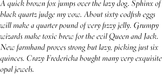 Eldorado Display Italic OT