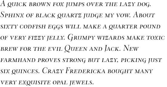 Eldorado Display Italic SC OT