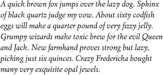 Eldorado Text Italic OT