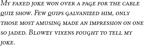 Eldorado Text Italic SC OT