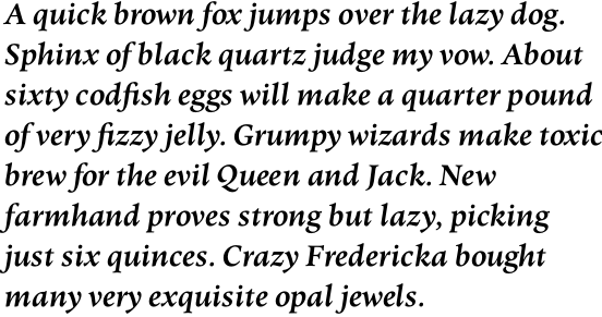 Elmhurst Bold Italic OT