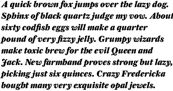 Farnham Display Black Italic OT