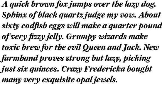 Farnham Text Bold Italic OT