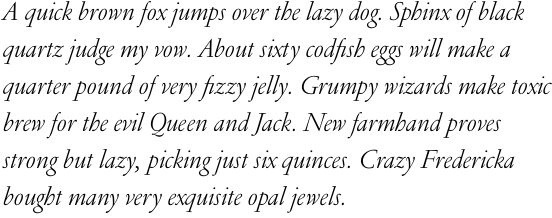 Garamond Text Light Italic OT