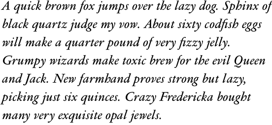 Garamond Text Semi Bold Italic OT