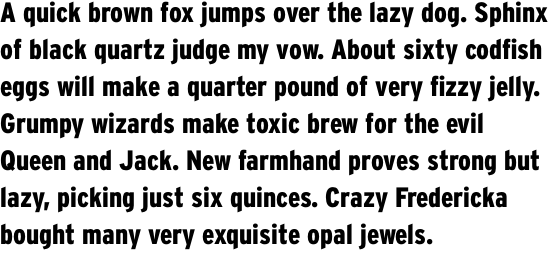 Interstate Condensed Black OT