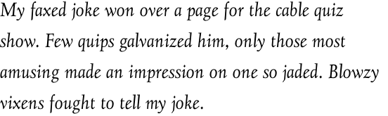 Juliana Text Italic OT