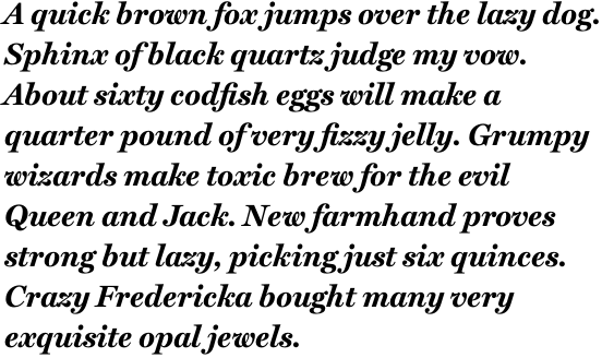 Miller Text Bold Italic OT