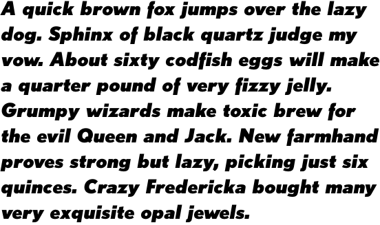 Nobel Black Italic OT