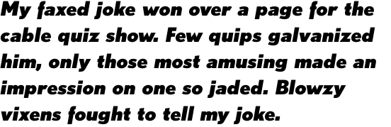 Nobel Black Italic OT