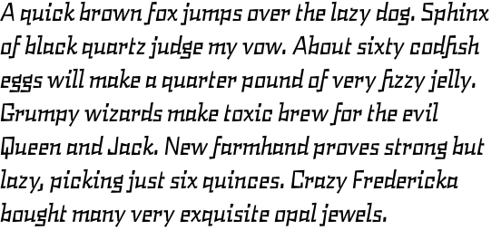 Occupant Gothic Italic OT