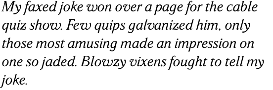 Parkinson Italic OT