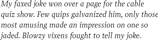 Prensa Light Italic OT