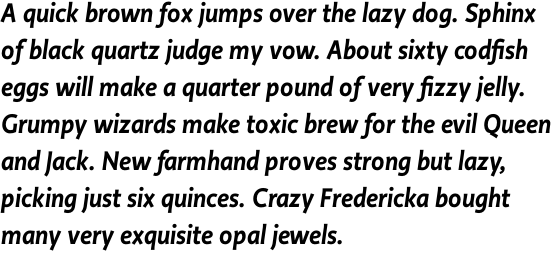 Productus Semi Bold Italic OT
