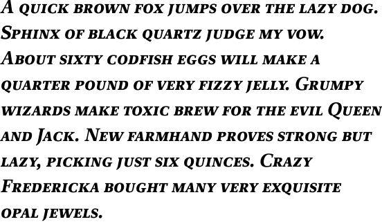 Proforma Bold Italic SC OT
