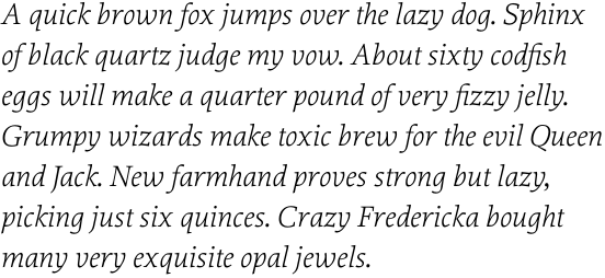 Proforma Light Italic OT