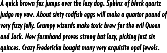 Relay Compressed Black Italic OT