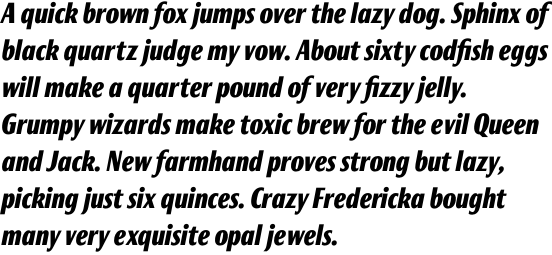 Bureau Roxy Black Italic OT