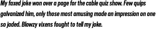 Scout Condensed Bold Italic OT