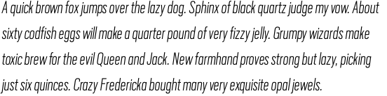 Scout Condensed Extra Light Italic OT