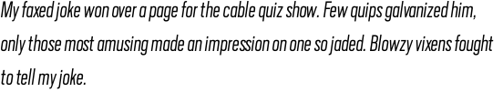 Scout Condensed Light Italic OT
