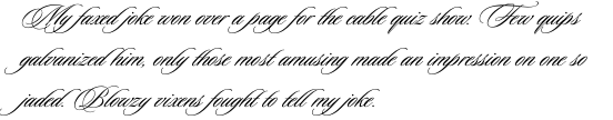 Sloop Script Two OT