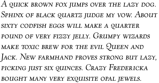 Village Italic SC OT