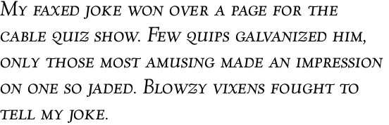 Village Italic SC OT