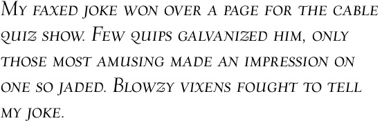 Village Italic Titling SC OT