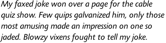 Agilita Pro Italic