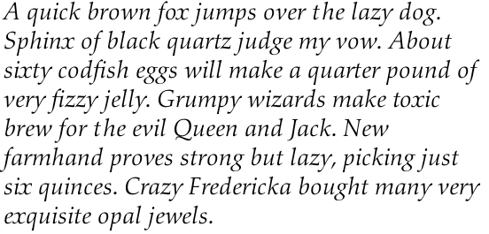 Aldus nova Book Italic