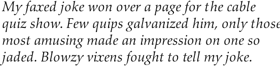 Aldus nova Book Italic