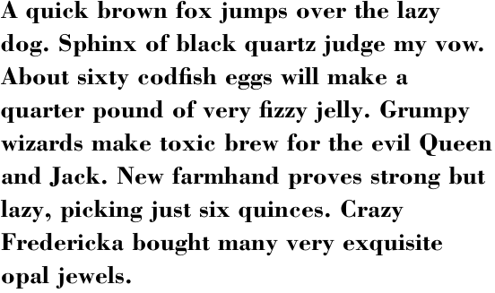 Bodoni Pro Bold