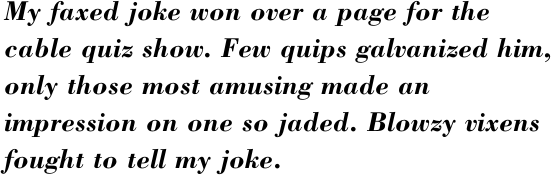 Bodoni Pro Bold Italic