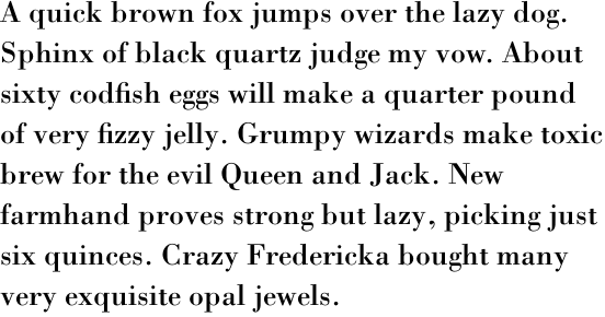 Bodoni Pro Roman