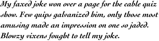 Cochin Pro Bold Italic