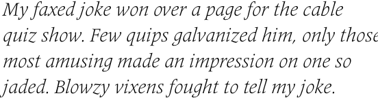Frutiger Serif Pro Light Italic