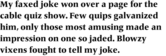 Frutiger Serif Pro Heavy