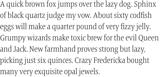 Frutiger Serif Pro Condensed Light