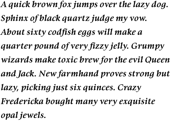 Givens Antiqua Pro Bold Italic