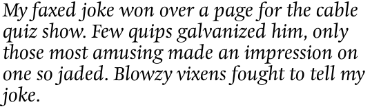 Hollander Com Italic