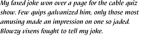 Nautilus Pro Medium Italic