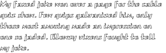Mateo Pro Bold Outline
