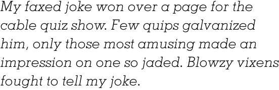 Memphis Pro Light Italic