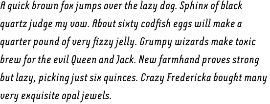 Montix Pro Italic