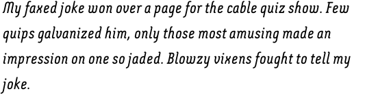 Montix Pro Italic