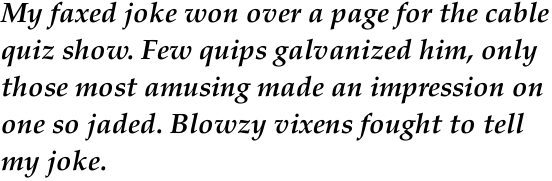 Palatino Pro Bold Italic