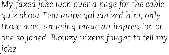 PMN Caecilia Pro 46 Light Italic