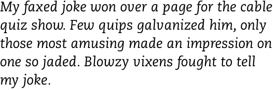 PMN Caecilia Pro 56 Italic