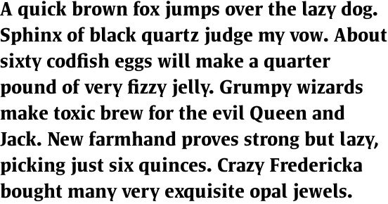 Satero Serif Pro Bold